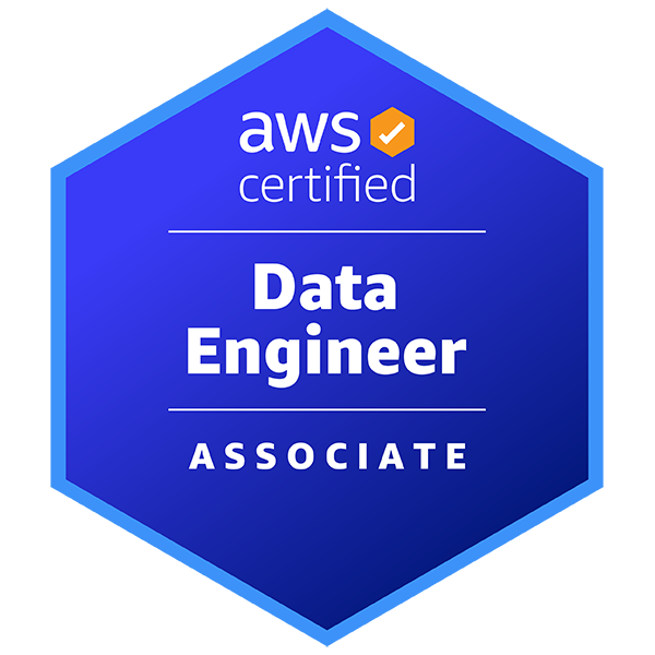 AWS Certified Data Engineer badge